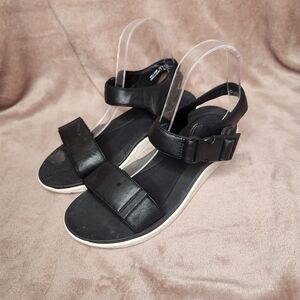 Clarks Artisan Womens Caval Dixie Flats Navy and Marine 7